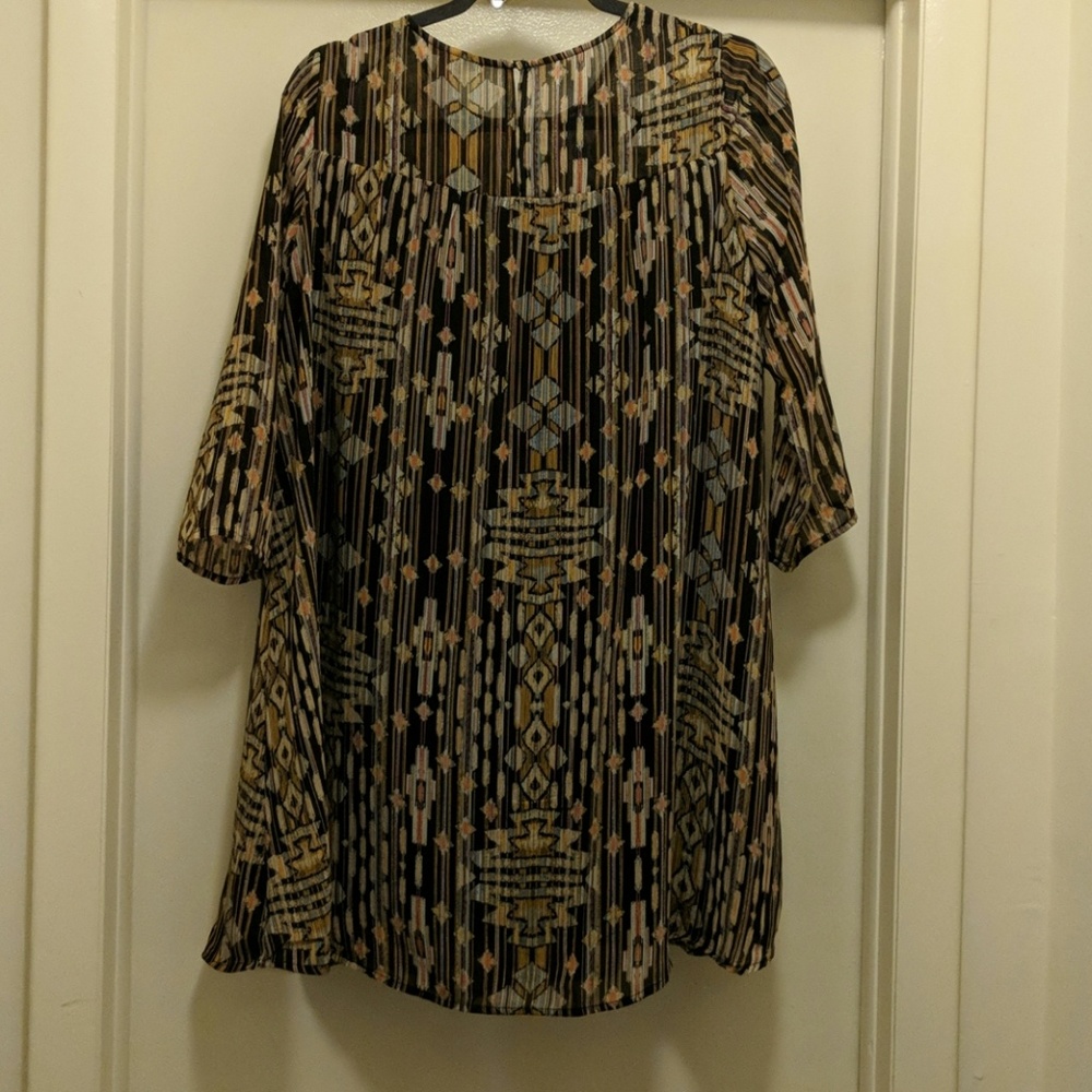 H & M Tribal Cut off Dress